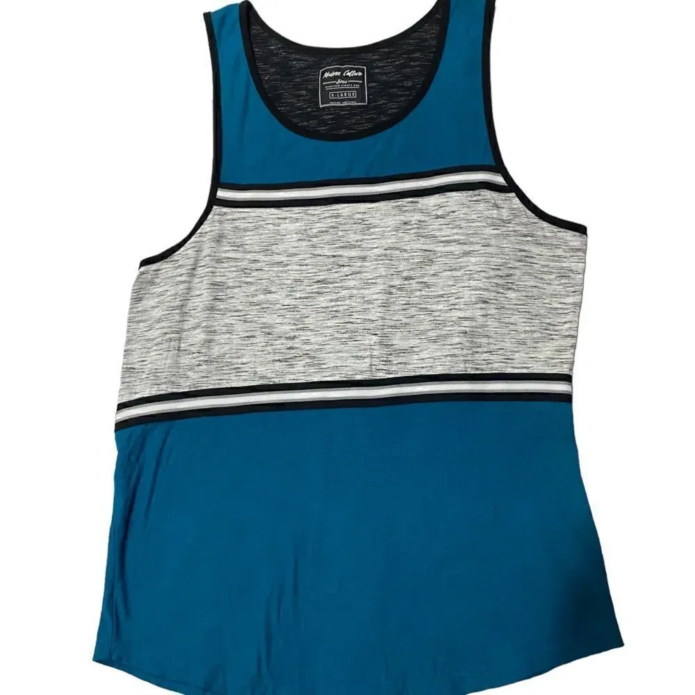Modern Culture Color Block Tank Top - Picture 4 of 6